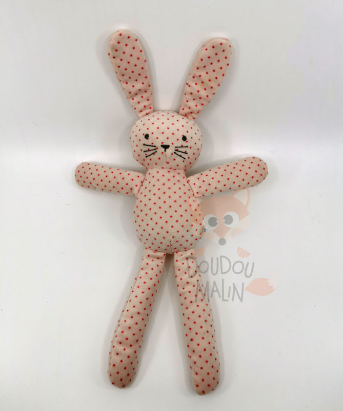  - comforter plush rabbit pink star 30 cm 